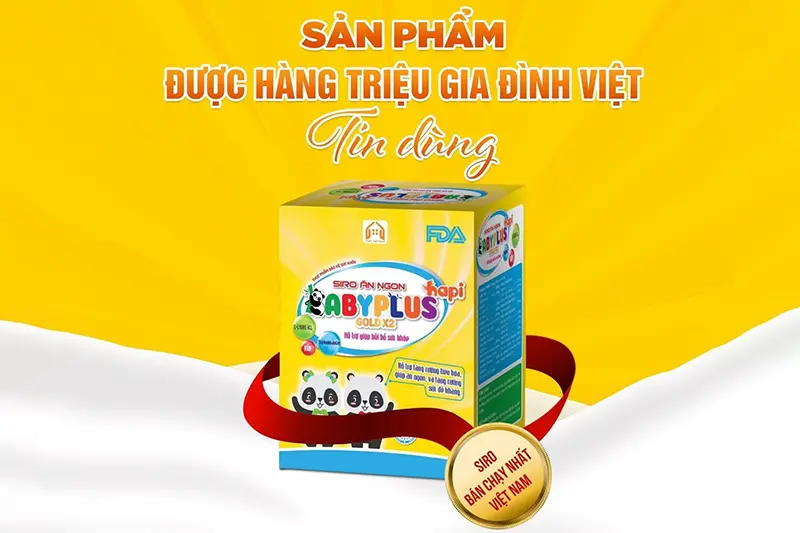 Siro ăn ngon Baby Plus - hộp (30 gói*10ml)