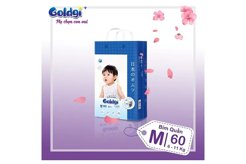 Tã quần Goldgi+ Nhật