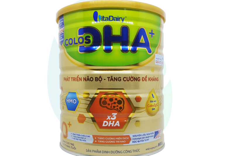 Sữa bột Colos DHA (0+ tuổi) - lon 800g