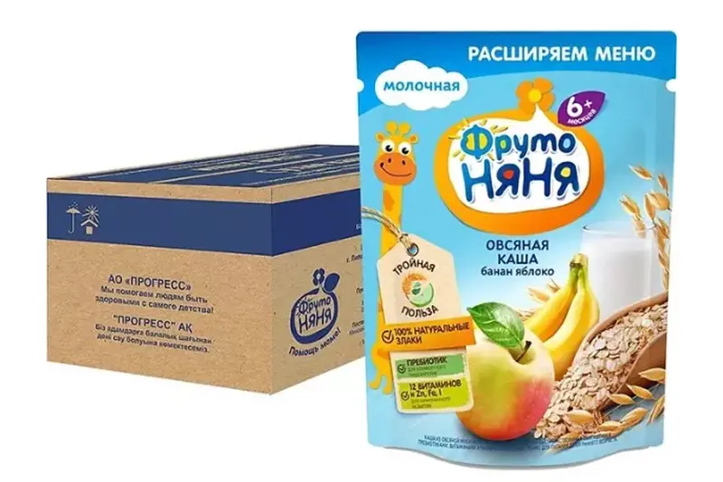 Bột ăn dặm Fruto táo chuối (6 tháng) - gói