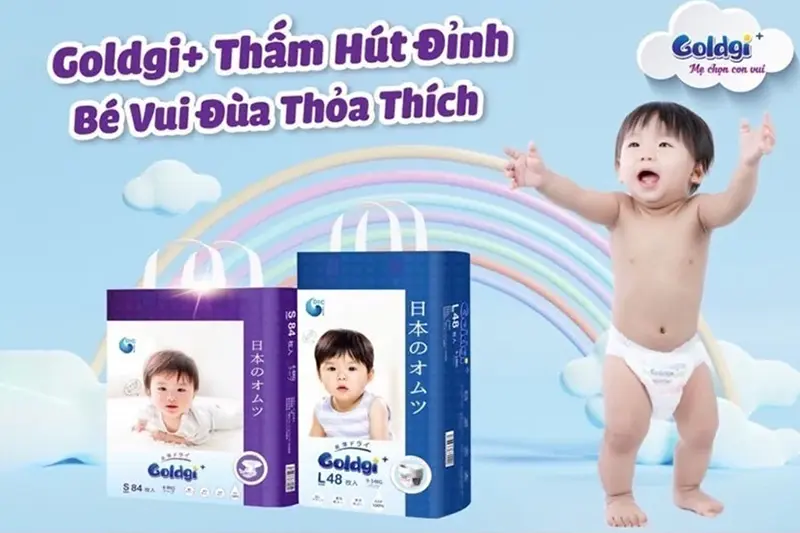 Tã dán Goldgi+ Nhật