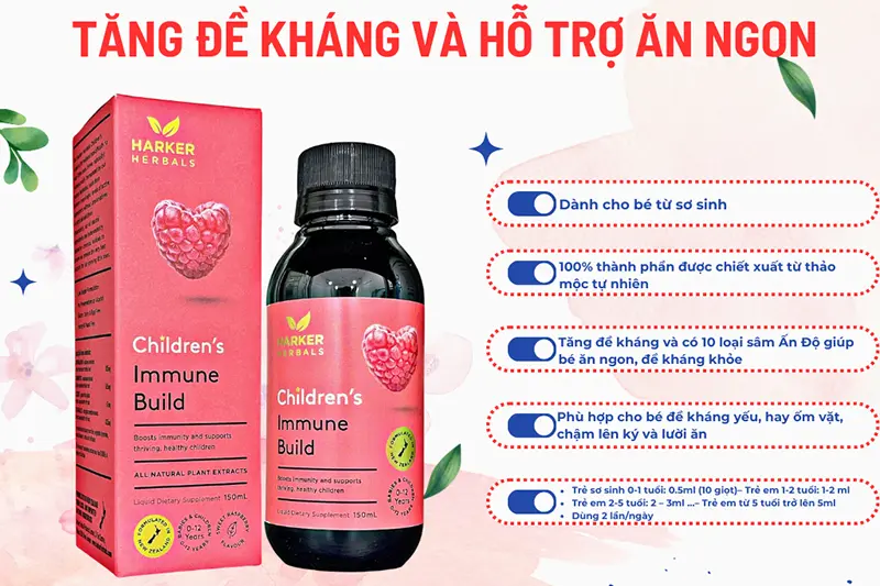Siro tăng đề kháng Harker - lọ 150ml