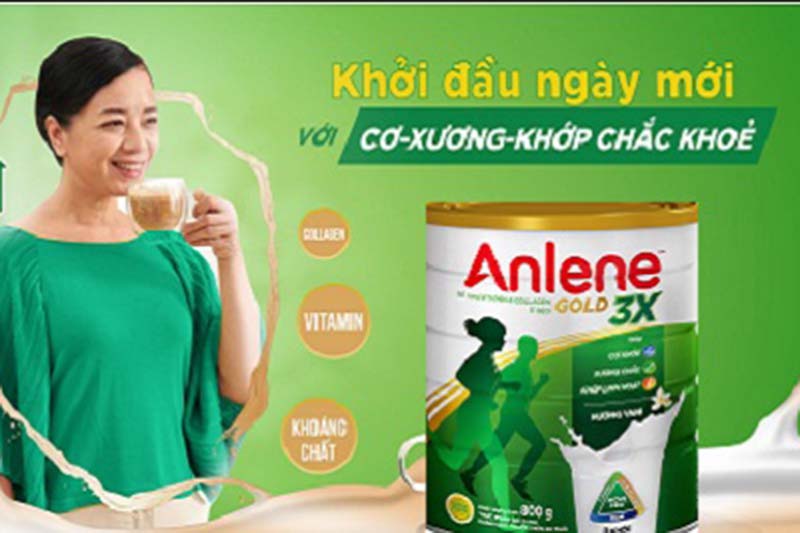 Sữa bột Anlene gold 3X - lon 800g