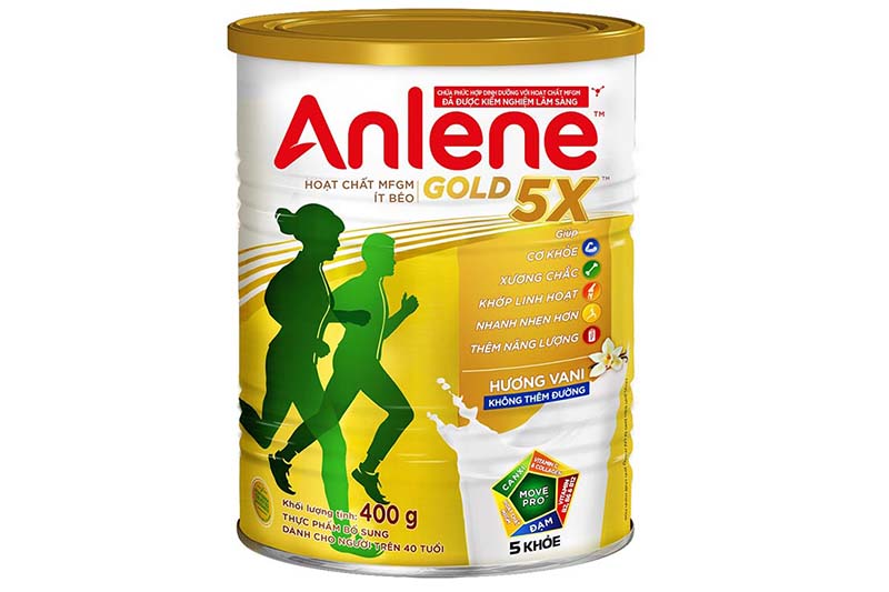Sữa bột Anlene gold 5X - lon 400g