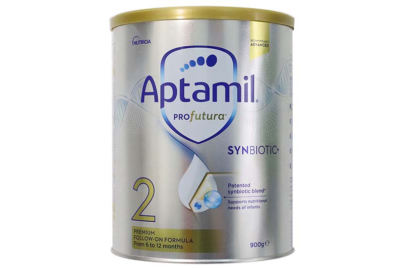 Sữa bột Aptamil số 2 (6-12 tháng) - lon 900g