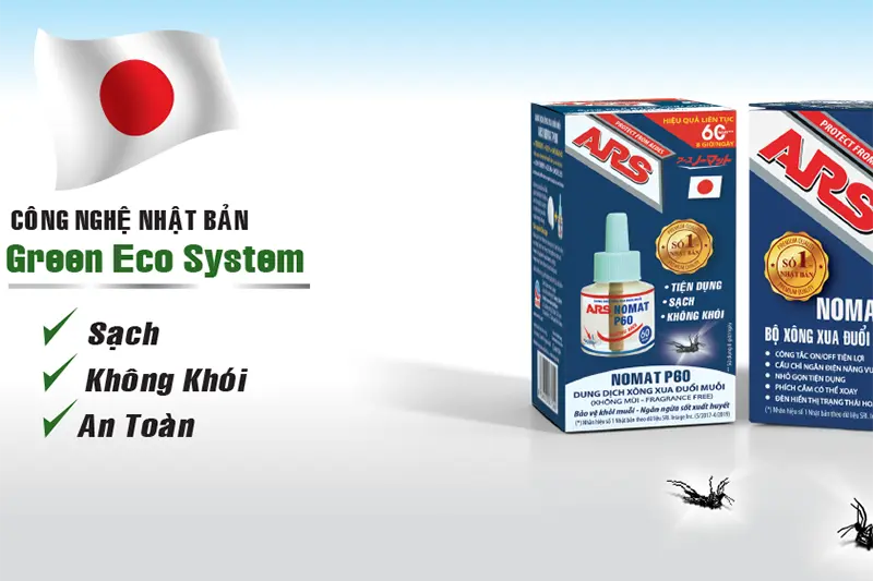Dung dịch xông muỗi ARS NOMAT P60 - lọ