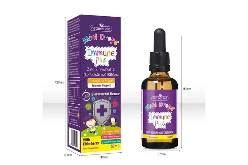 Multi vitamin Mini drops tím - lọ 50ml