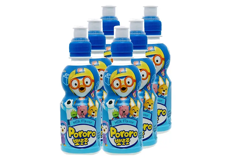 Sữa nước Pororo vị sữa - chai 235ml