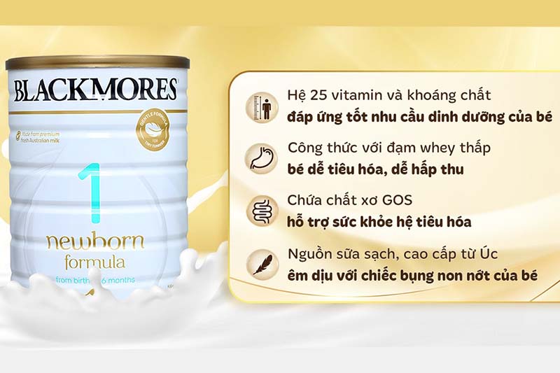 Sữa bột Blackmores Úc số 1 (0-6 tháng) - lon 900g