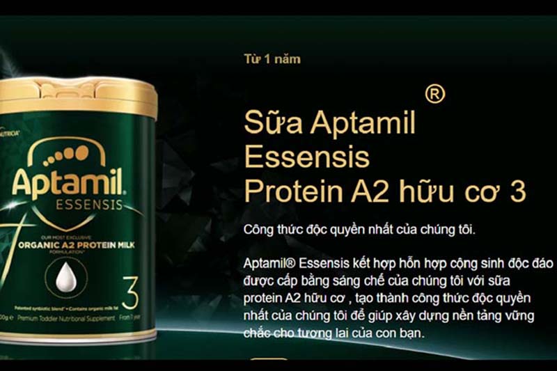 Sữa bột Aptamil Essensis số 3 - lon 900g