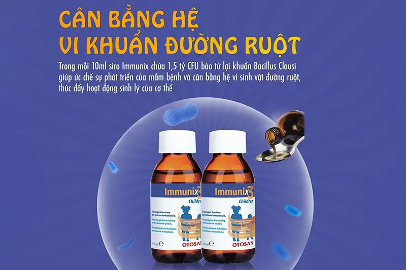 Tăng đề kháng Immunix3 - lọ 150ml