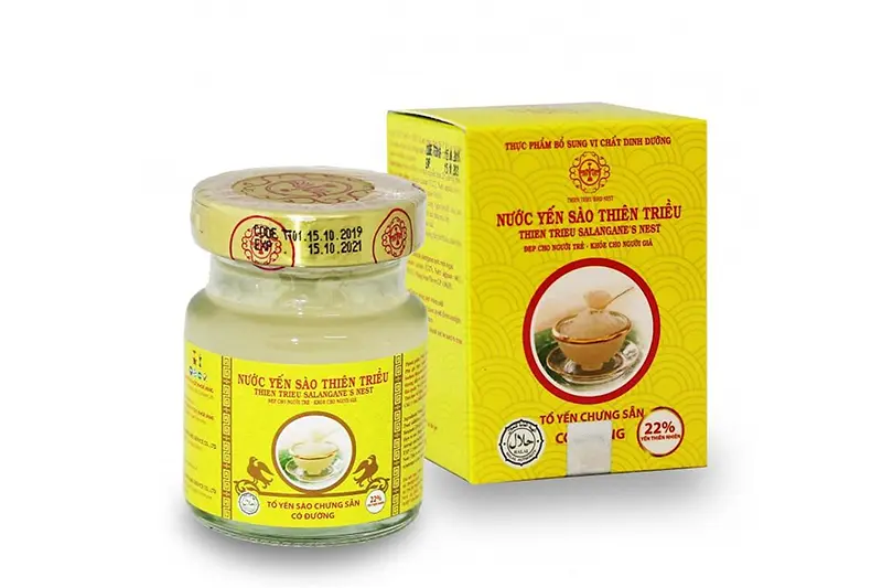 Yến Thiên Triều Gold 22% có đường - hộp 6 lọ