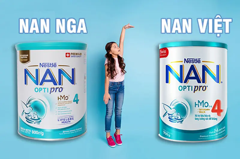 Sữa bột NAN Nga số 4 - lon 800g