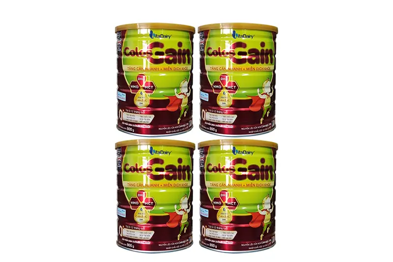 Sữa bột Colos Gain (0+ tuổi) - lon 800g