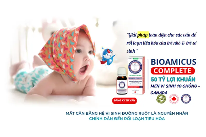Men vi sinh 10 chủng Bioamicus Complete Canada - lọ 10ml