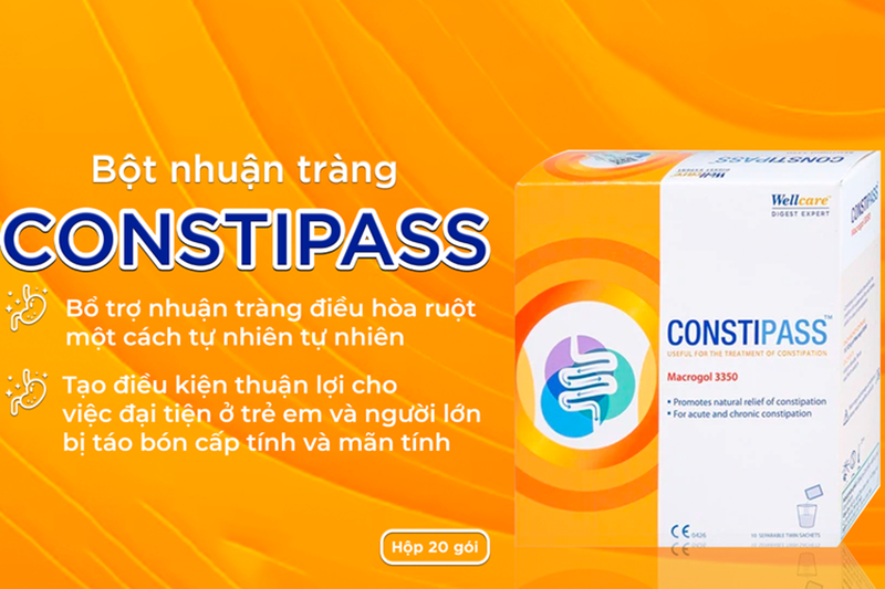 Men Constipass - hộp 20 gói