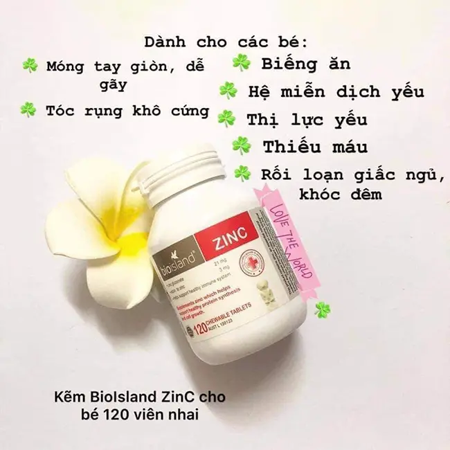 Kẽm Bio ZinC Úc - lọ 120 viên