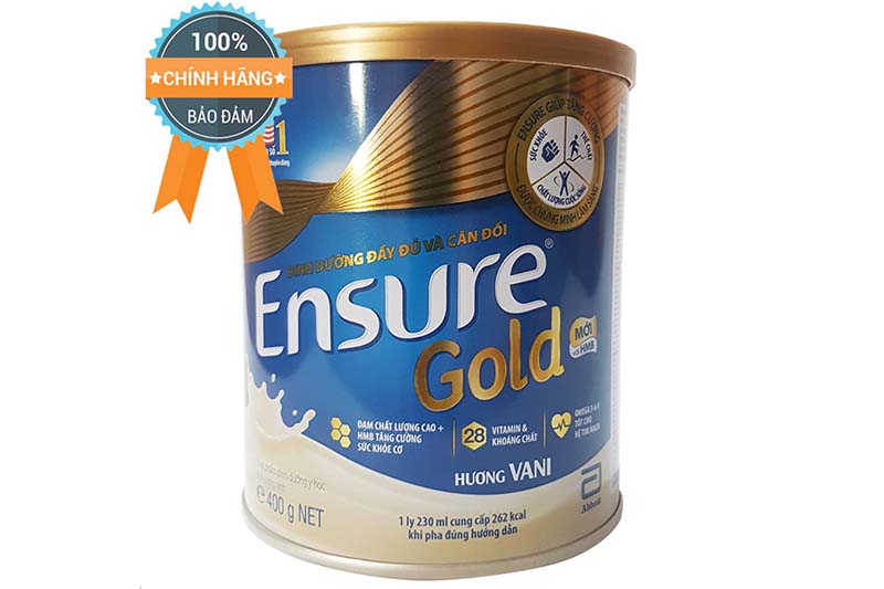 Sữa bột Ensure gold Mỹ hương vani - lon 400g