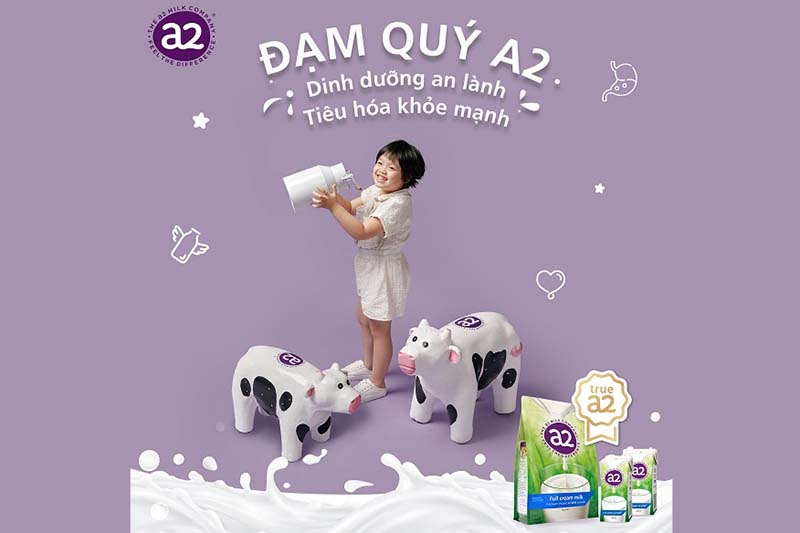 Sữa bột nguyên kem A2 Úc - túi 1kg