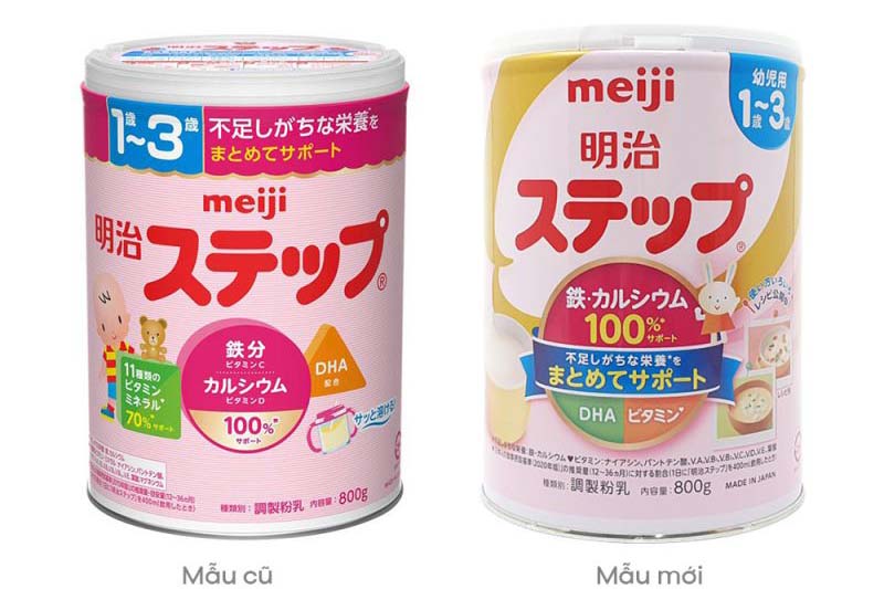 Sữa bột Meiji Nhật 1-3 tuổi – lon 800g