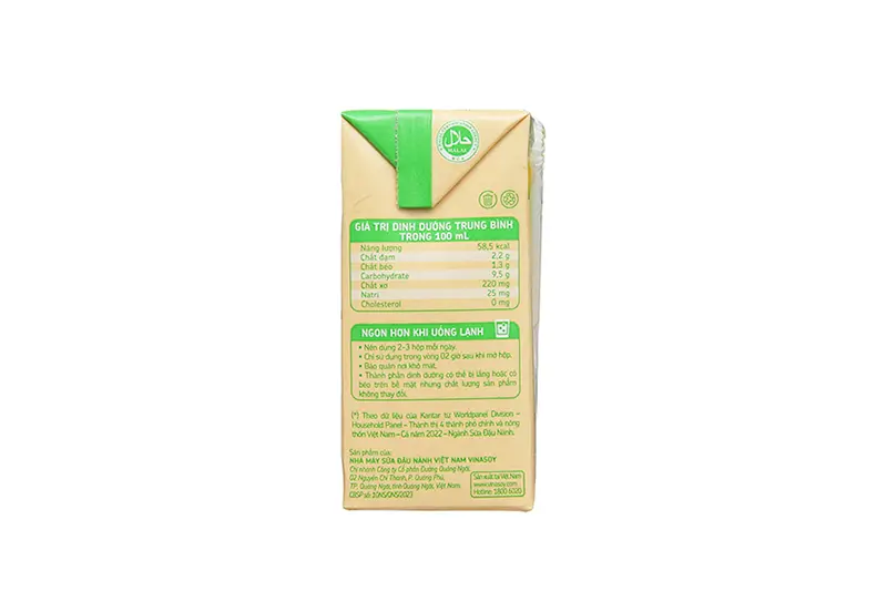 Sữa đậu nành Fami nguyên chất hộp 200ml - vỉ 6 hộp