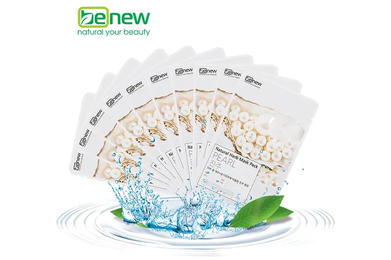 Mặt nạ Benew ngọc trai - hộp 10 chiếc