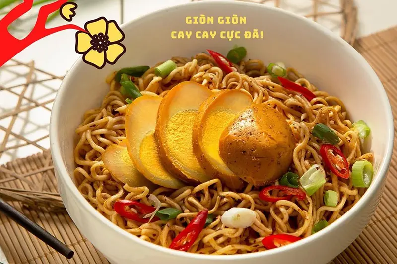 Trứng gà ăn liền Devi cay - quả