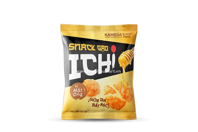 Snack Ichi gạo vị mật ong - gói 150g