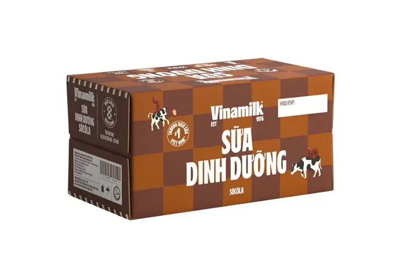 Sữa dinh dưỡng Vinamilk socola - gói 220ml