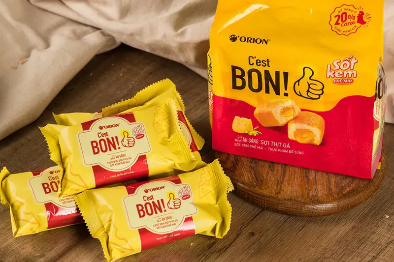 Bánh Bon phô mai - gói 162g