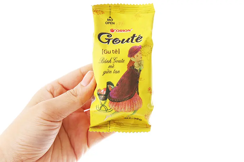 Bánh quy mè Goute - hộp 144g