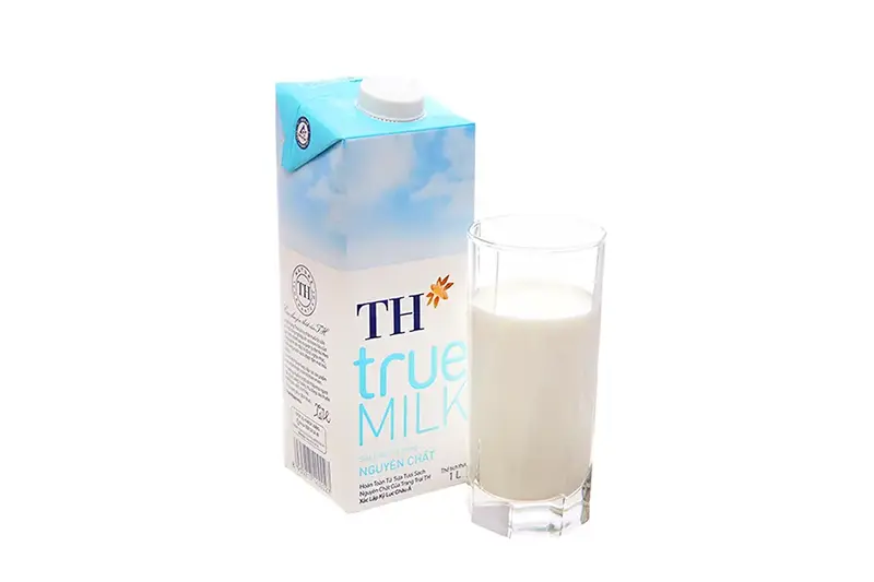 Sữa tươi TH nguyên chất - hộp 1 lít