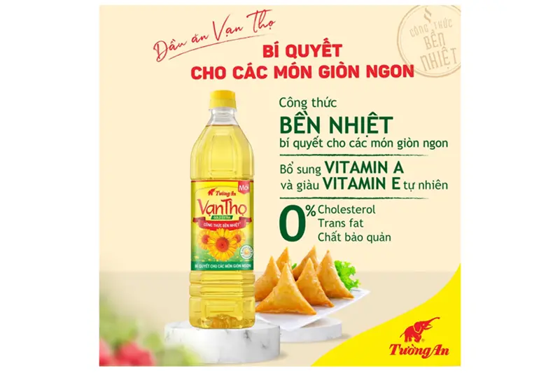 Dầu Vạn Thọ Tường An - chai 1 lít