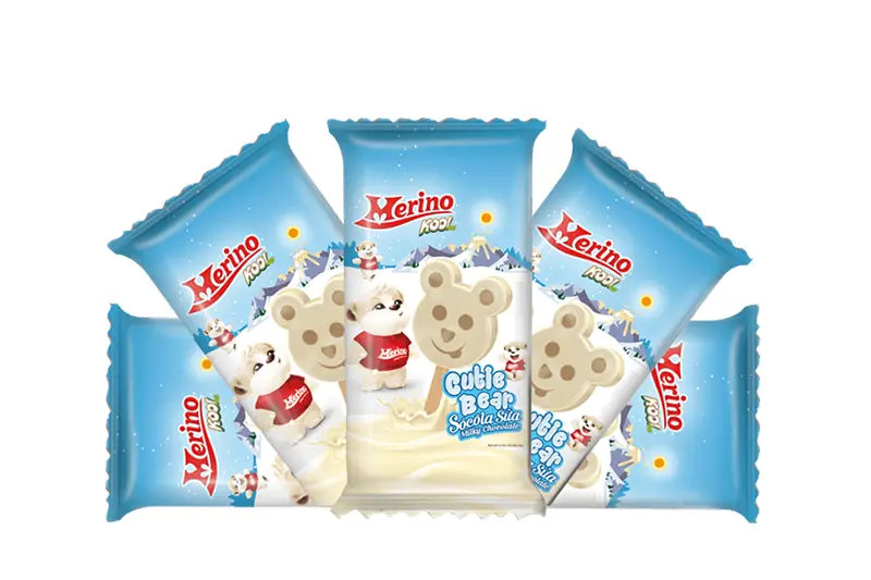 Kem Merino kool gấu socola 64g - chiếc