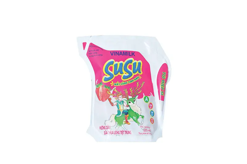 Sữa chua uống Susu dâu - túi 110ml
