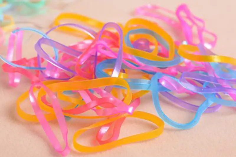 Gói chun buộc tóc (đen/màu) - gói nhỏ