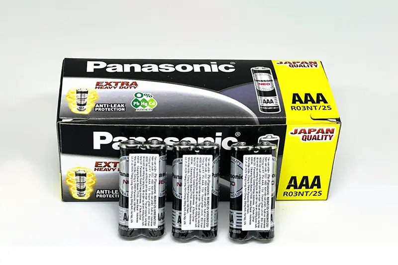 Pin tiểu AAA Panasonic nhỏ - vỉ 2 quả