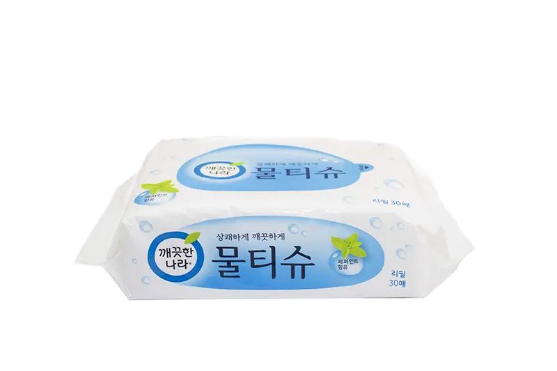 Khăn ướt Kleannara bạc hà - gói 30 tờ