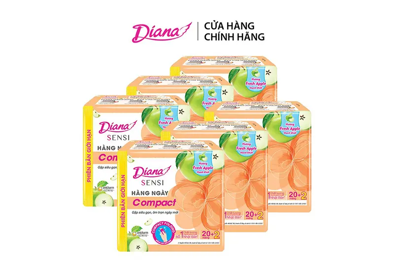 BVS Diana Sensi hàng ngày compact - gói 20c