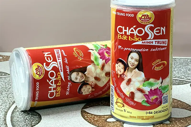 Cháo sen bát bảo Minh Trung - hộp 365g
