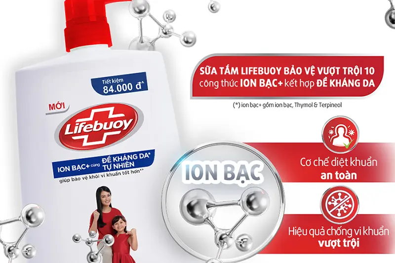 Sữa tắm LifeBuoy đỏ - chai 1.1 lít