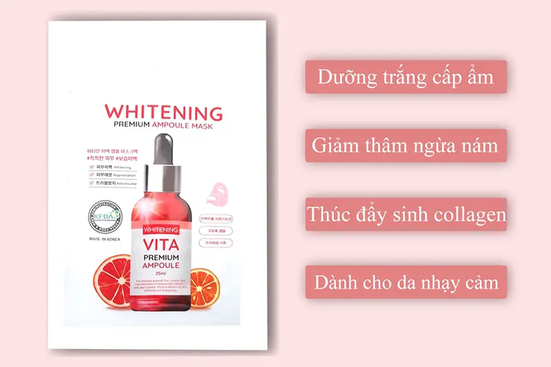 Mặt nạ Wskin trắng da - hộp 10 chiếc