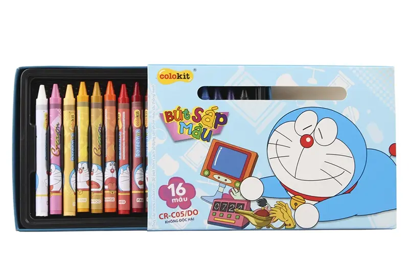 Bút sáp màu CRC05 16 màu - hộp