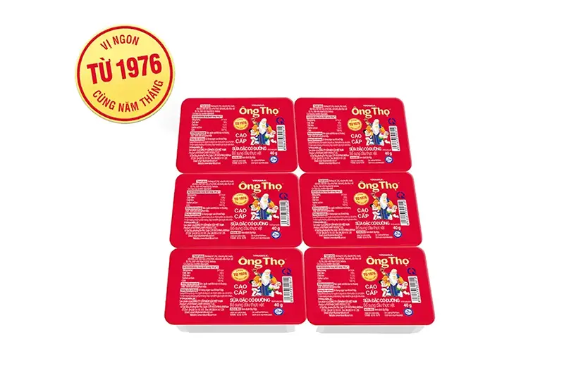 Sữa đặc có đường Vinamilk Ông Thọ hộp 40g - vỉ 6 hộp