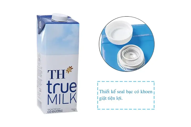 Sữa tươi TH có đường - hộp 1 lít