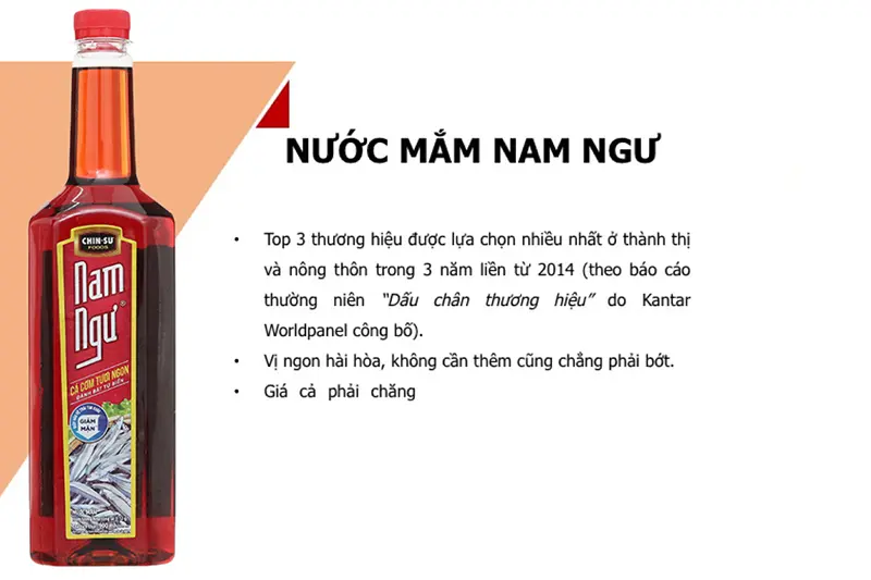 Nước mắm Nam Ngư - chai 900ml