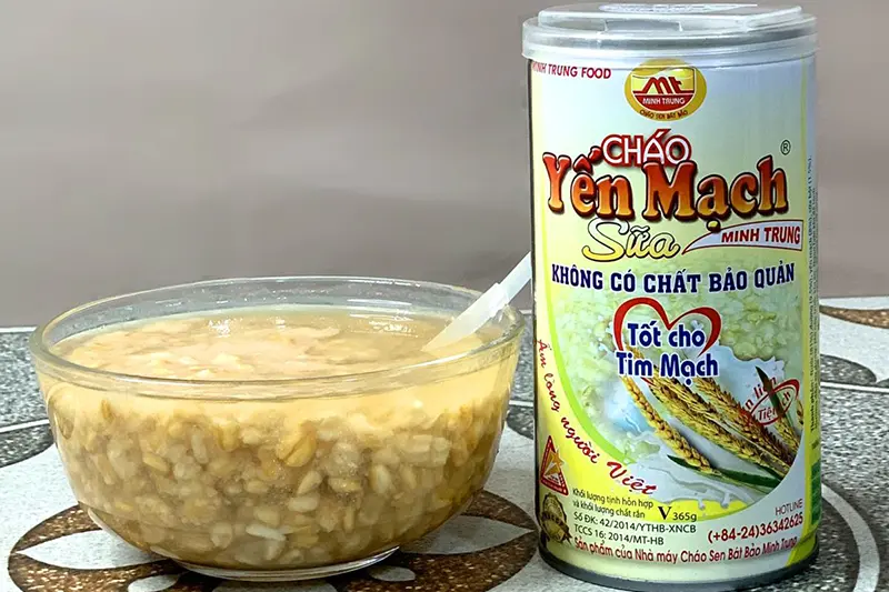 Cháo yến mạch Minh Trung - hộp 365g