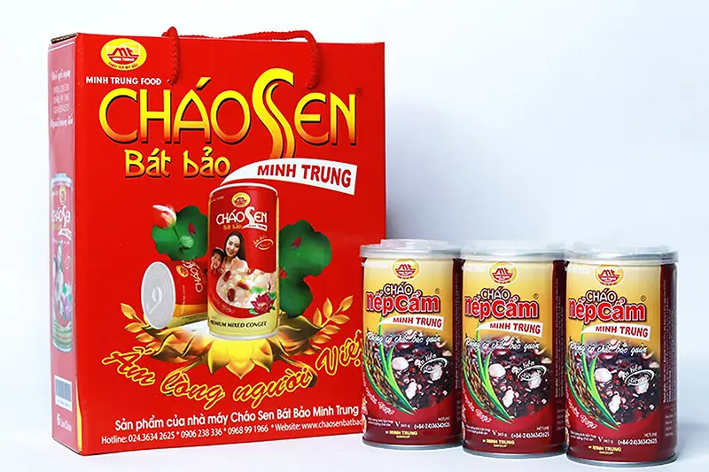 Cháo nếp cẩm Minh Trung - hộp 365g