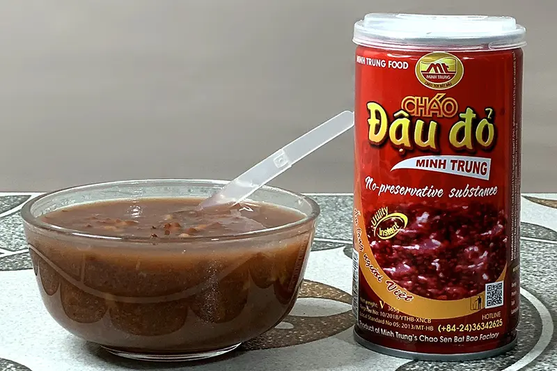 Cháo đậu đỏ Minh Trung - hộp 365g