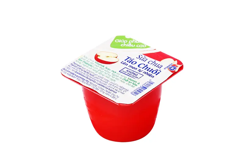 Sữa chua Susu táo chuối hộp 80g - vỉ 4 hộp